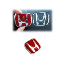 Emblema de Volante Honda CRV 06-11 Type C 52x42 Rojo