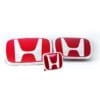 Emblemas X3 Exteriores + Volante Honda Civic 06-16 Insignias