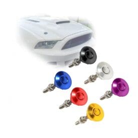 Traba de Aluminio Capot Aerocatch Quick Release Hood Botón