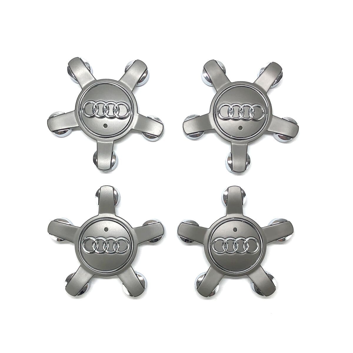 Kit X4 Centros de Llanta para Audi Estrella 8r0601165 5x112