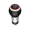 Pomo de Cambios GTI VW/Audi Detalle Rojo - Golf Bora Vento/A3 A4 A1 A5 Q5 Q3