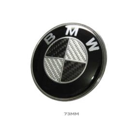 Emblema Insignia BMW Carbono Para Capot/Baúl De 82mm o 73mm - 73mm