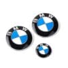 Kit X3 Emblemas exteriores y volante para BMW terminacion OEM