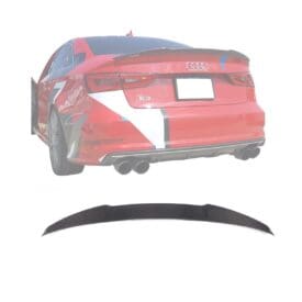 Alerón para Audi A3/S3 8V Sedan 2014-2020 Fibra de Carbono JC