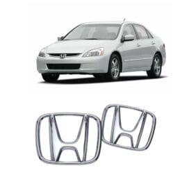 Kit X2 Emblemas Cromados para Varios Modelos Honda - Kit X2 Emblemas Honda Accord 03-07