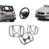 Kit X3 Emblemas Cromados para Varios Modelos Honda