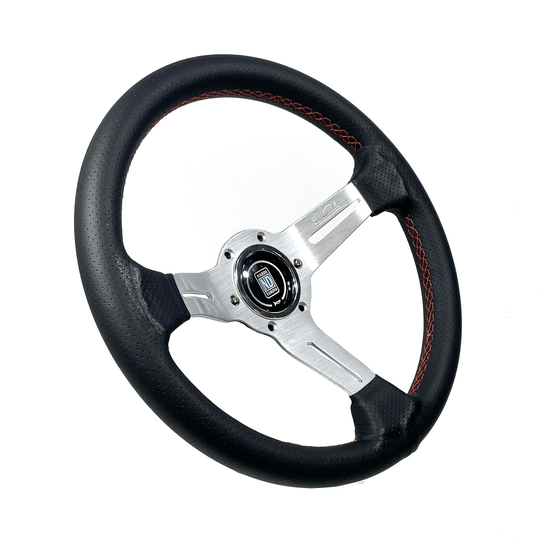Volante Nardi De Cuero Universal De 330mm 6 Agujeros