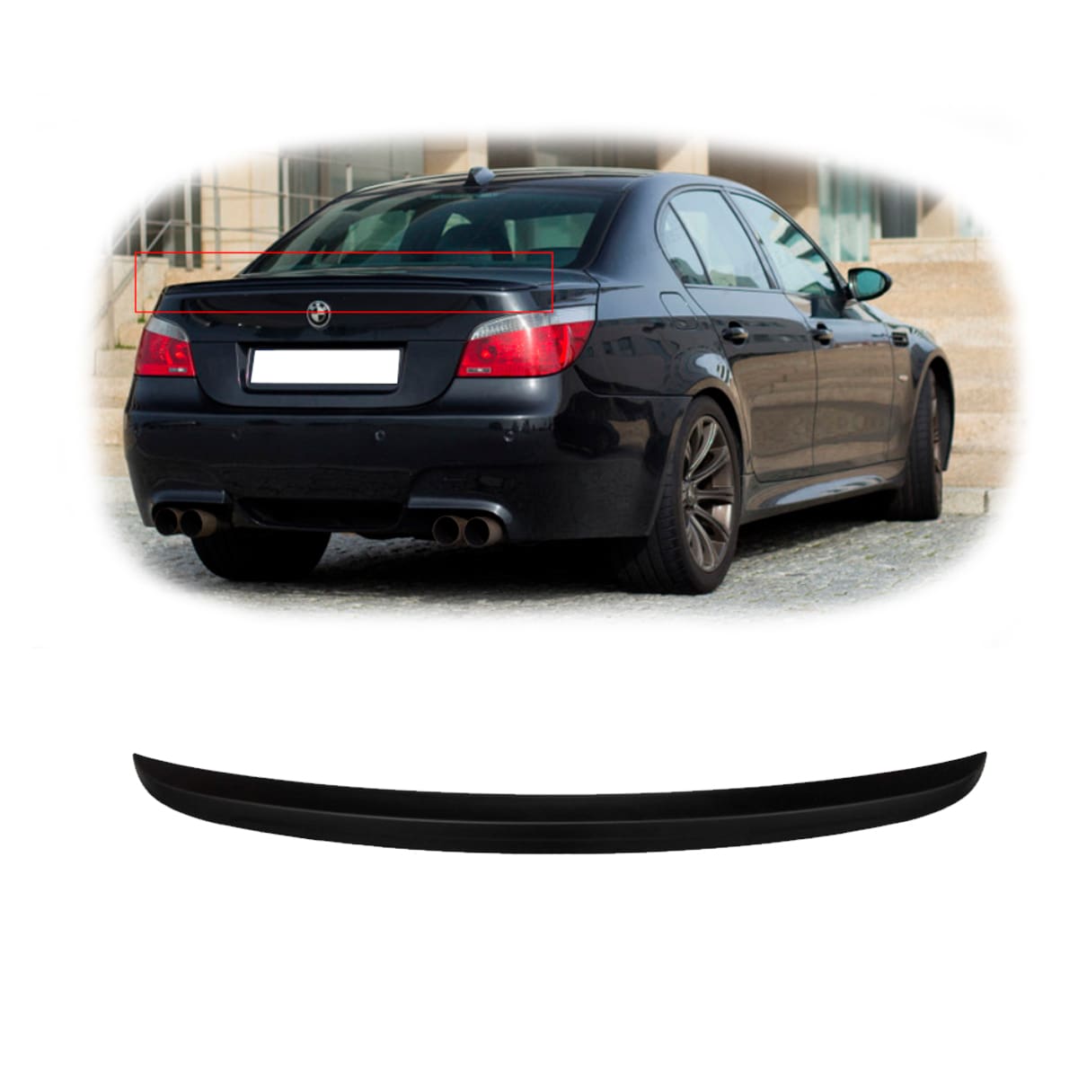 Alerón Estilo M5 para BMW Serie 5 E60 04-10