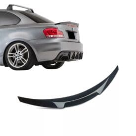 Aleron BMW Serie 1 125 135 E82 estilo M4 Negro Brillante