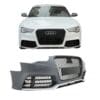 Paragolpe RS5 para Audi A5 13-16 con Parrilla RS Negra Brillante