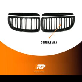 Alternative view of Parrilla Kidneys De Doble Vira Riñones Negra Brillante BMW Serie 3 Sedan E90 Pre-LCI 05-08