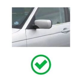 Alternative view of Cachas de espejo estilo M BMW Serie 3 E46 y Serie 5 E39 Negro Brillante