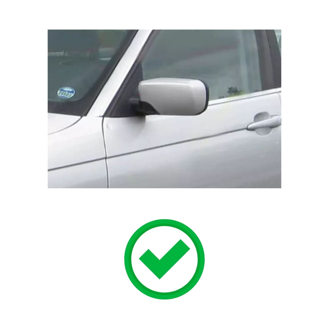 Cachas de espejo estilo M BMW Serie 3 E46 y Serie 5 E39 Negro Brillante - Image 2