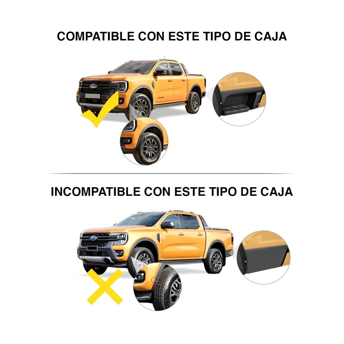 Ensanches Fenders Ford Ranger 2023+ Estilo Raptor - Image 8