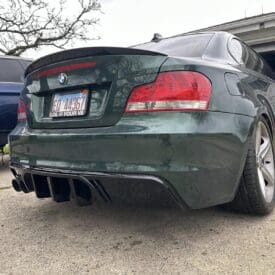 Alternative view of Difusor Trasero BMW Serie 1 E82 Negro Brillante M Sport