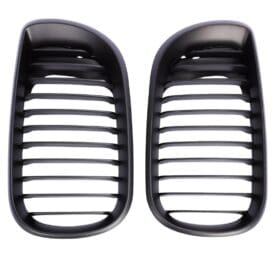 Alternative view of Parrilla BMW E46 02-05 LCI Delantera Riñón M3 Negra Mate