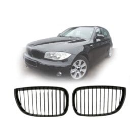 Parrilla BMW Serie 1 E81 E82 E87 04-07 Kidneys Negra