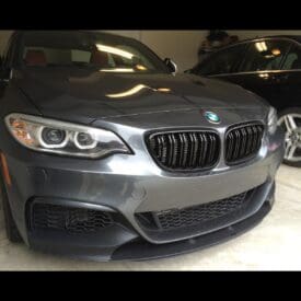 Alternative view of Parrilla Kidneys Riñones Negra Brillante BMW Serie 2 F22 Doble Vira