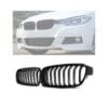 Parrilla Kidneys Riñones  BMW Serie 3 F30 2013-2018 M3 Doble Vira Negra Brillante