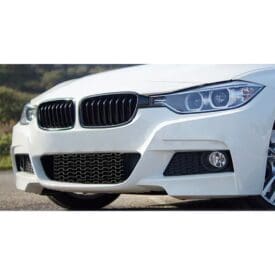 Alternative view of Parrilla Kidneys Riñones  BMW Serie 3 F30 2013-2018 M3 Doble Vira Negra Brillante
