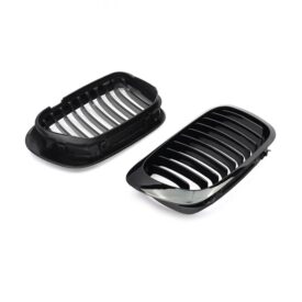 Alternative view of Parrilla BMW E46 99-01 Pre LCI Delantera Riñón M3 Negra Brillante