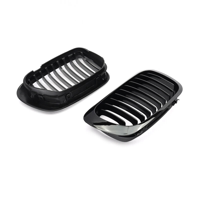 Parrilla BMW E46 99-01 Pre LCI Delantera Riñón M3 Negra Brillante - Image 2