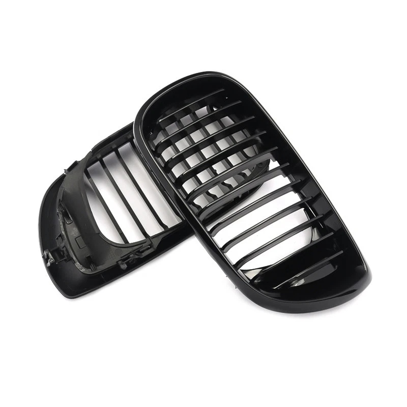 Parrilla BMW E46 02-05 LCI Delantera Riñón M3 Negra Brillante - Image 9