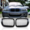 Parrilla BMW E46 99-01 Pre LCI Delantera Riñón M3 Negra Brillante