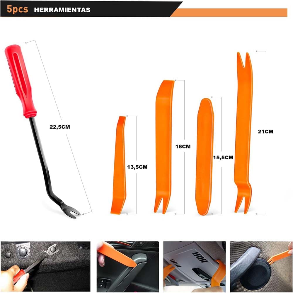 Clips Plásticos 680 Piezas + Herramientas - Image 5