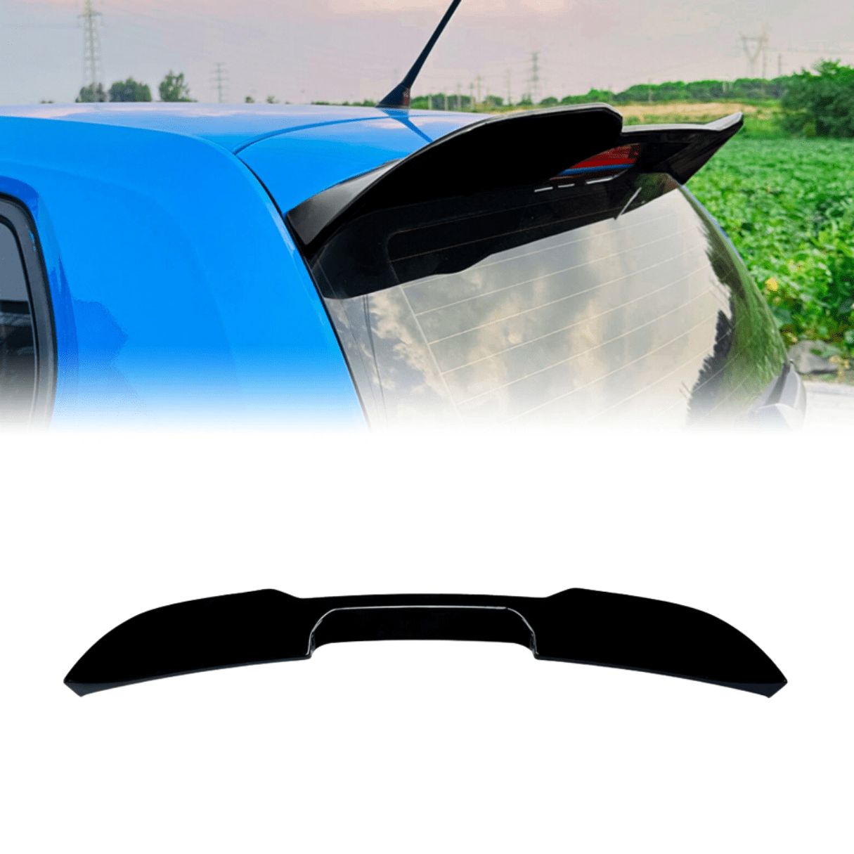 Alerón Volkswagen Up 11-21 Negro Brillante - Image 3