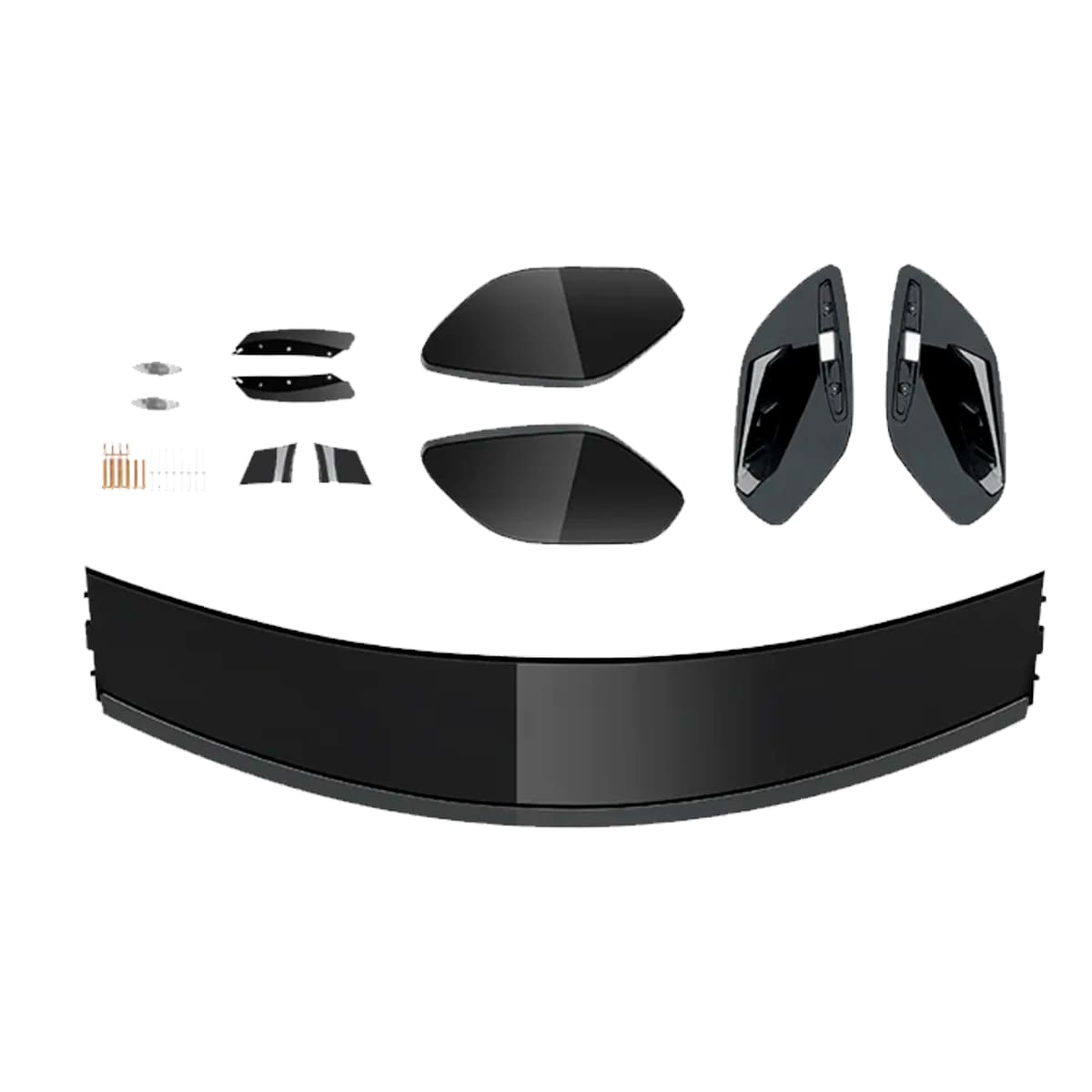 Alerón estilo AMG Mercedes Benz Clase A W176 13-18 Negro Brillante - Image 5