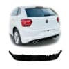 Difusor Trasero para Volkswagen Polo 18-25 estilo GTI Negro Brillante