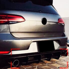 Alternative view of Difusor Trasero Aletas para Volkswagen Golf GTI MK7.5 17-19