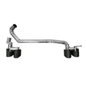 Colas de Escape para BMW M4 Serie 4 F32 F33 F36 2017-2019 con Tips de Carbono