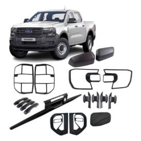 Kit Molduras para Ford Ranger Negro Mate