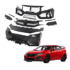 Bodykit Estilo Type R para Honda Civic 4 Puertas Sedán 16-20