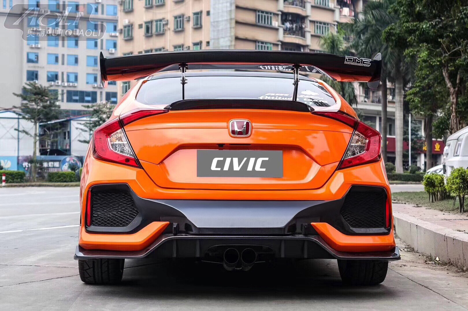 Bodykit Estilo Type R para Honda Civic 4 Puertas Sedán 16-20 - Image 10