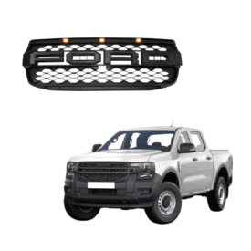 Parrilla Tipo Raptor Con Led Para Ford Ranger XL 2023-2025