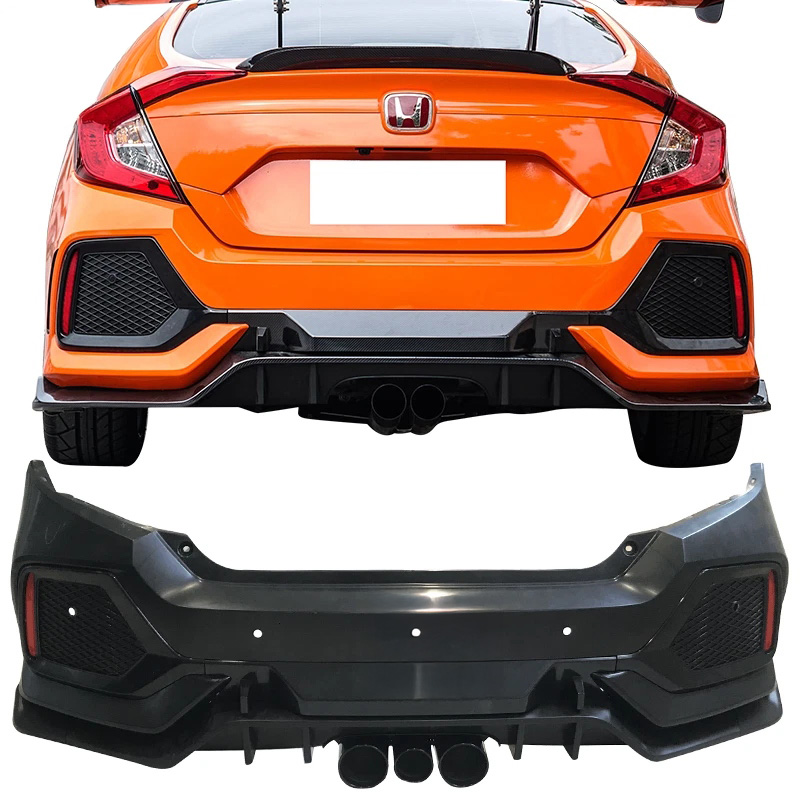 Bodykit Estilo Type R para Honda Civic 4 Puertas Sedán 16-20 - Image 4