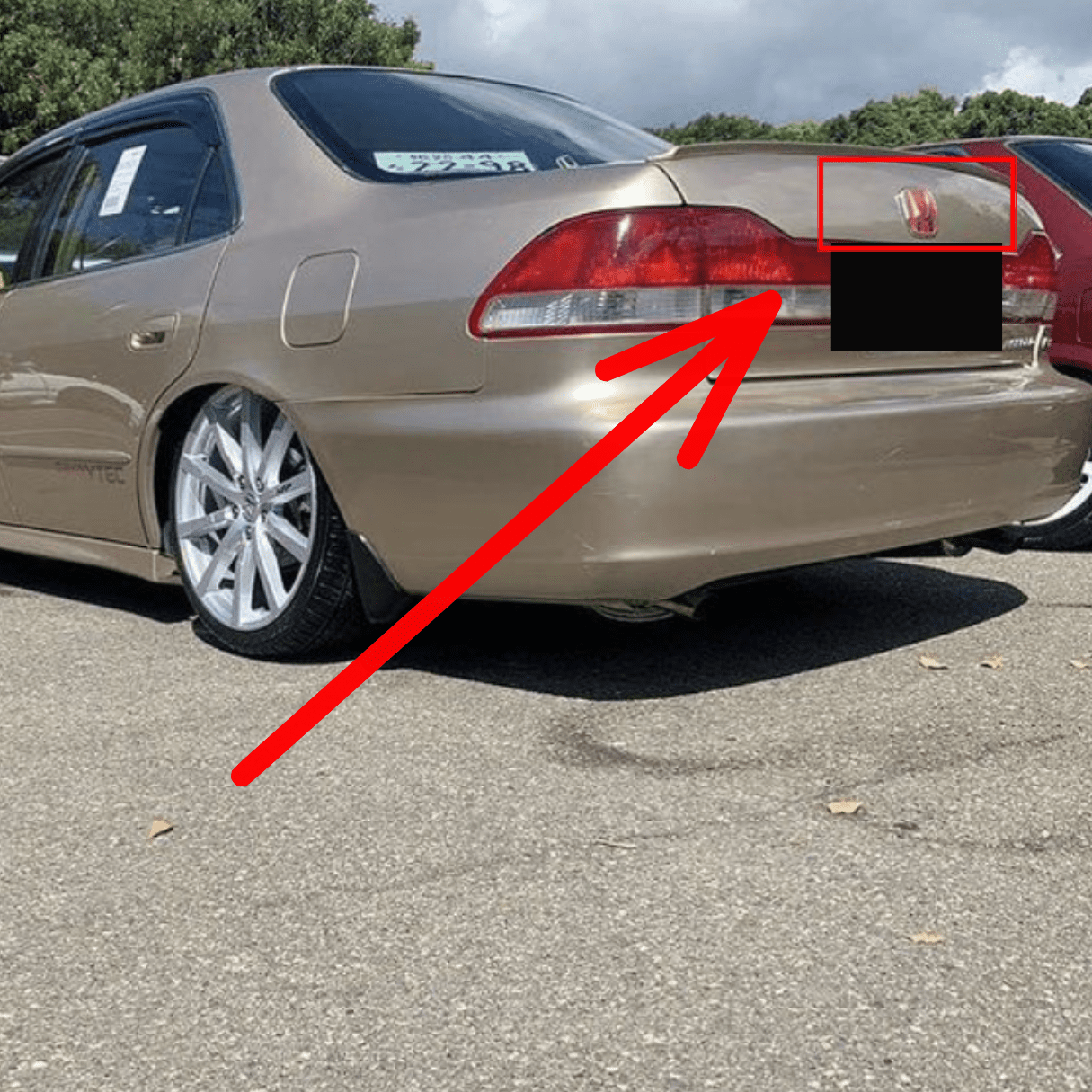 Kit X2 Emblemas Insignias Exterior Rojas Honda Accord 03-07 - Image 4