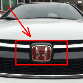 Alternative view of Kit X2 Emblemas Insignias Exterior Rojas Honda CRV 12-16