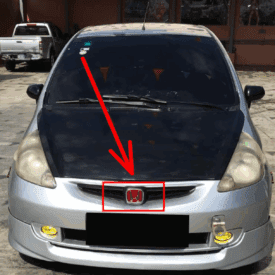 Alternative view of Kit X2 Emblemas Insignias Exterior Rojas Honda Fit 03-08