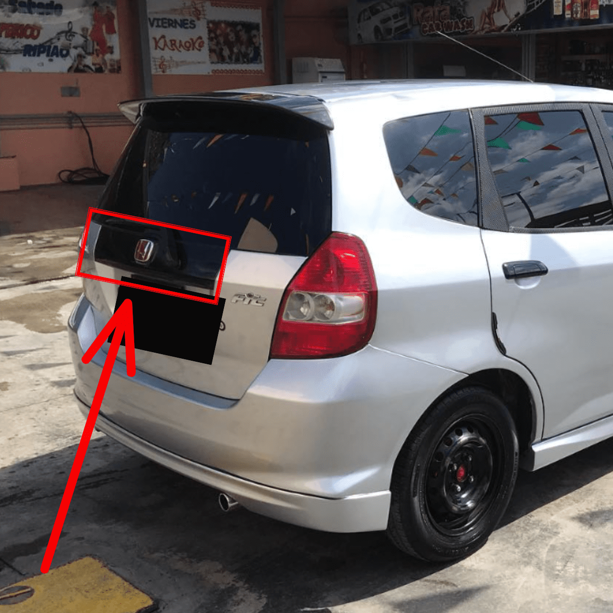 Kit X2 Emblemas Insignias Exterior Rojas Honda Fit 03-08 - Image 4