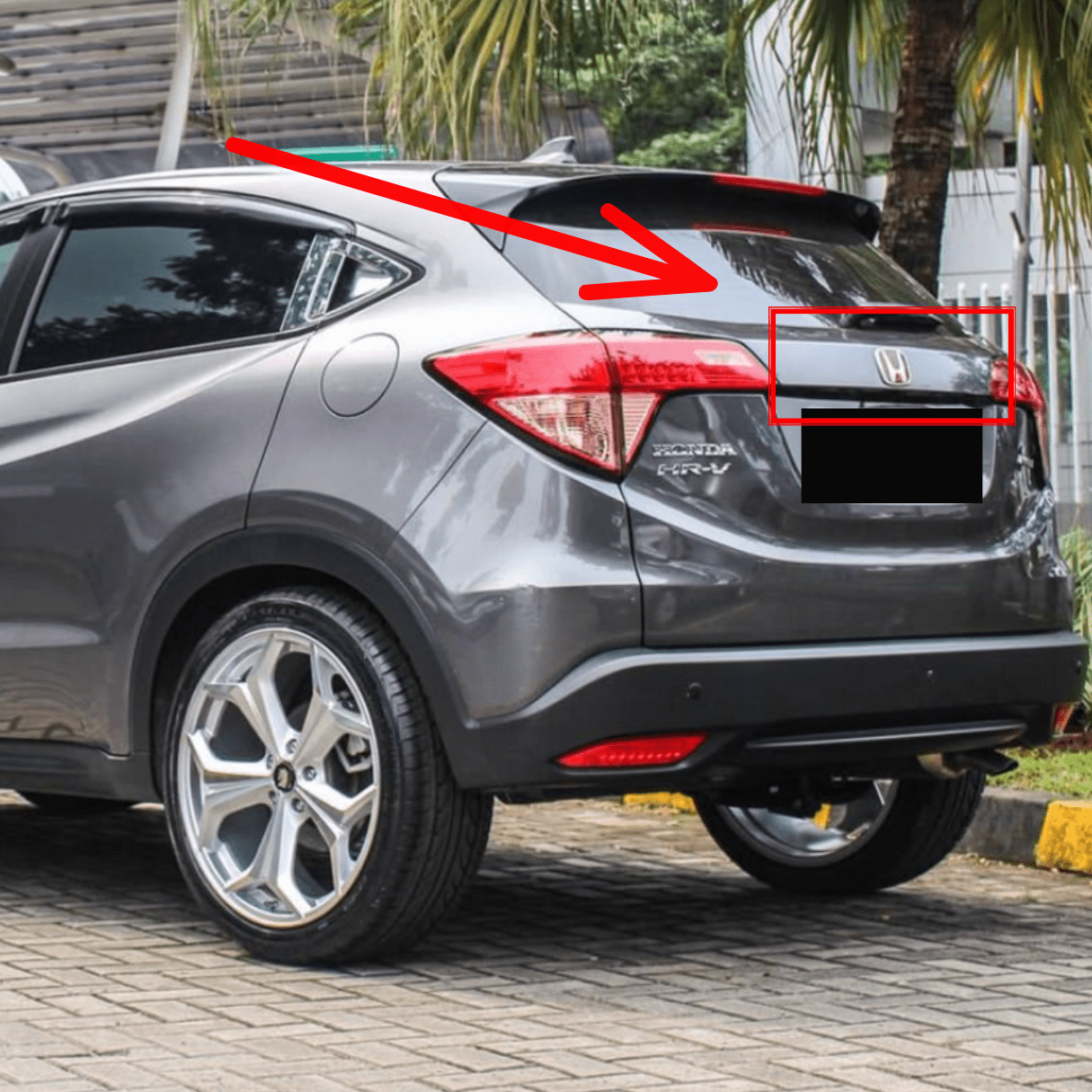 Kit X2 Emblemas Insignias Exterior Rojas Honda Hrv 15-18 - Image 4