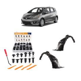 Kit 240 Clips + 2 Guardaplast Delanteros Honda Fit 08-14