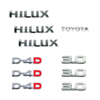 Kit Emblemas Laterales y Traseros para Toyota Hilux 05-15