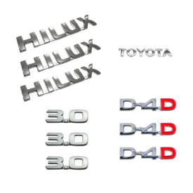 Alternative view of Kit Emblemas Laterales y Traseros para Toyota Hilux 05-15