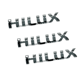 Alternative view of Kit X3 Emblemas Para Toyota Hilux 05-15 Cromados 19x3.3cm