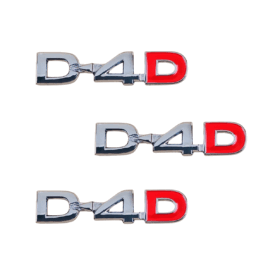 Alternative view of Kit X3 Emblemas Toyota Hilux 2005-2015 D-4d 75428-0k021