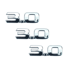 Kit X3 Emblemas 3.0 Toyota Hilux Autoadhesivo 2005-2015